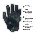 Mechanix Tempest manusi, negru XL