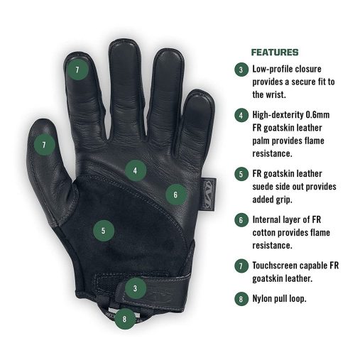 Mechanix Tempest manusi, negru XL