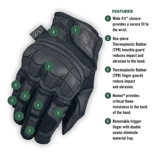 Mechanix Breacher gloves, black L