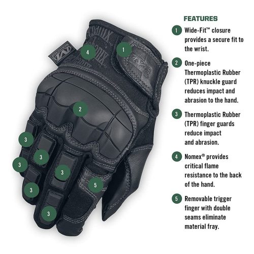 Mechanix Breacher gloves black ReintexShop webshop