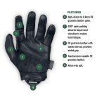 Mechanix Breacher kesztyű, fekete