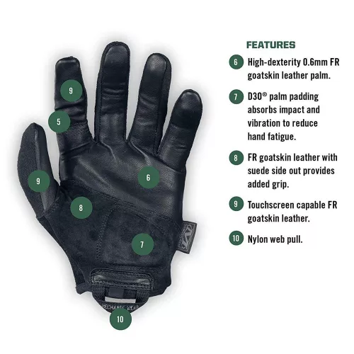 Mechanix Breacher gloves, black M