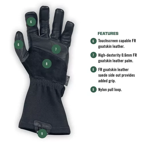 Mechanix Azimuth gloves, black XL