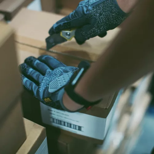 Mechanix Box Cutter Handschuhe, Grau S