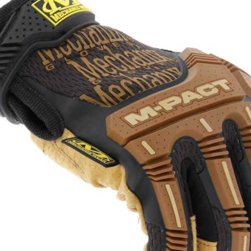 Mechanix M-Pact Framer Leather Handschuhe, Braun 2XL