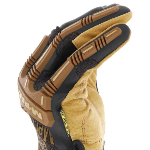 Mechanix M-Pact Framer Leather kesztyű, barna S