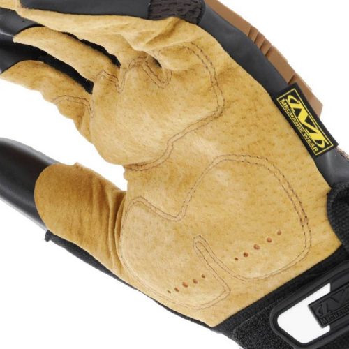 Mechanix M-Pact Framer Leather rukavice, hnedý L