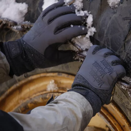 Mechanix Winter Fleece rukavice, sivá S