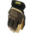 Mechanix FastFit Leather rukavice, hnedý S