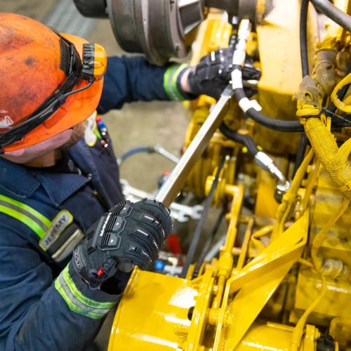 Mechanix CW M-Pact manusi, gri/negru XL