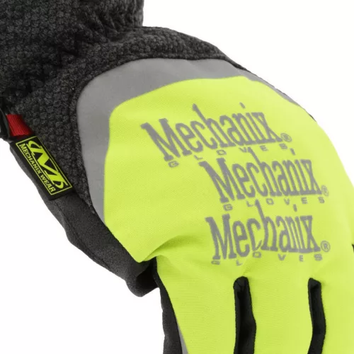 Mechanix CW CR-FastFit Hi-Víz kesztyű, fekete/zöld 2XL