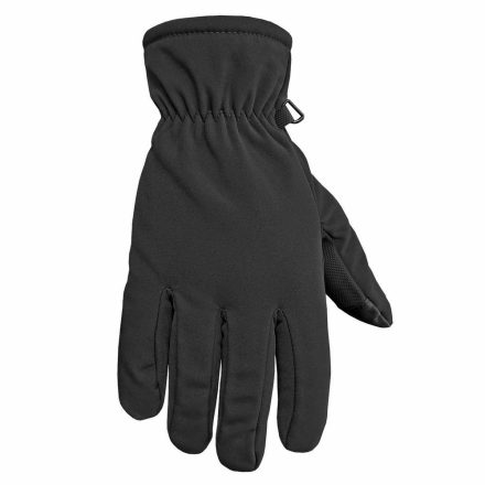 M-Tramp softshell rukavice, čierna XL