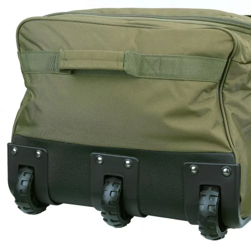Taška combat s kolieskami, zelená