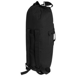 Mil-Tec duffle bag with double strap, black