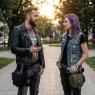 M-Tramp B04 csípőtáska, oldaltáska, combtáska, fekete