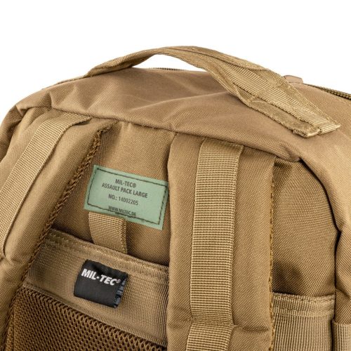 Mil-Tec US Assault tactical bag, coyote