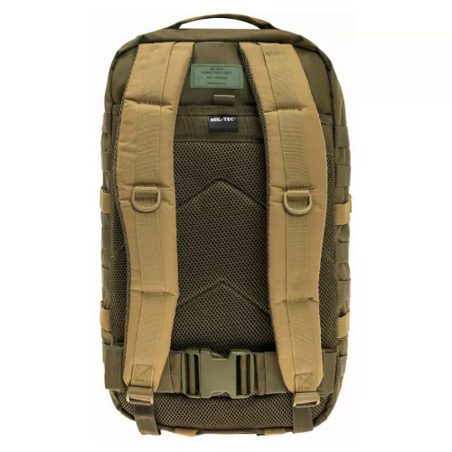 Mil-Tec Tactical Rucksack US Assault, Grün/Coyote