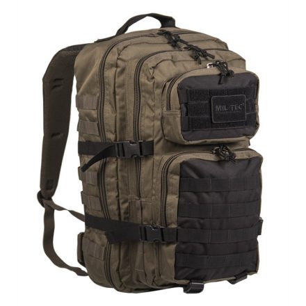 Mil-Tec US Assault taktikai hátizsák, zöld/fekete