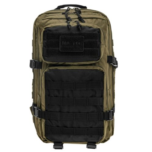 Mil-Tec US Assault rucsac, verde/negru
