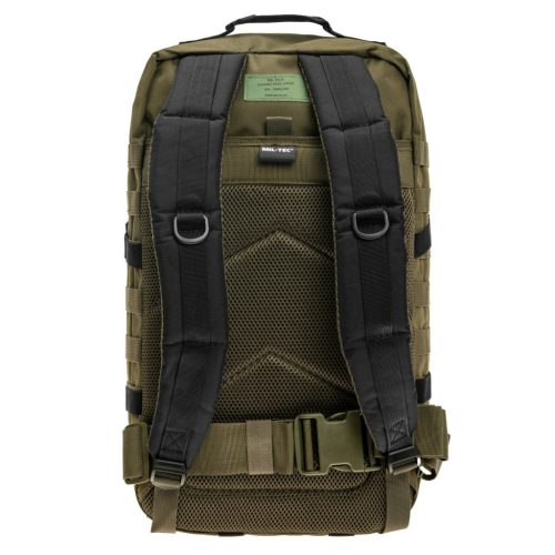 Mil-Tec US Assault rucsac, verde/negru