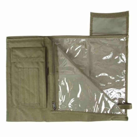 Mil-Tec collapsible map folder, green