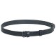 Leather belt, black