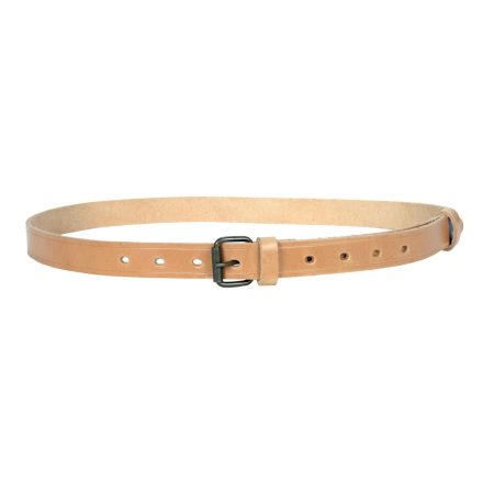 Leather belt, brown 25 mm