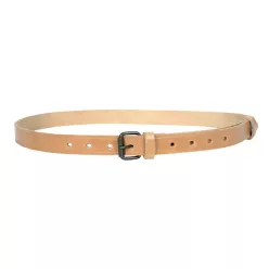 Leather belt, brown