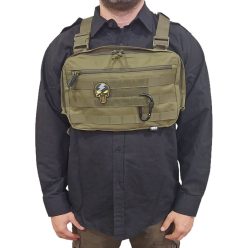 Gurkha Tactical MOLLE mellkas táska, zöld