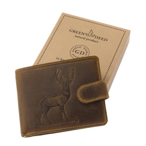 GreenDeed hunter wallet, red deer