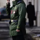 Service waist belt, black 50 mm