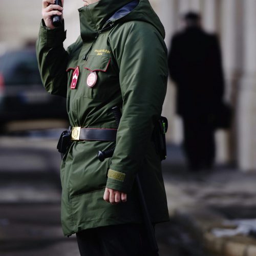 Service Hüftgurt, Schwarz 45 mm