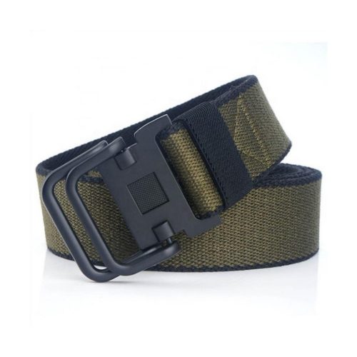 DTD curea din bumbac, verde/negru