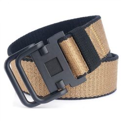 DTD Canvas Web Belt, coyote/black