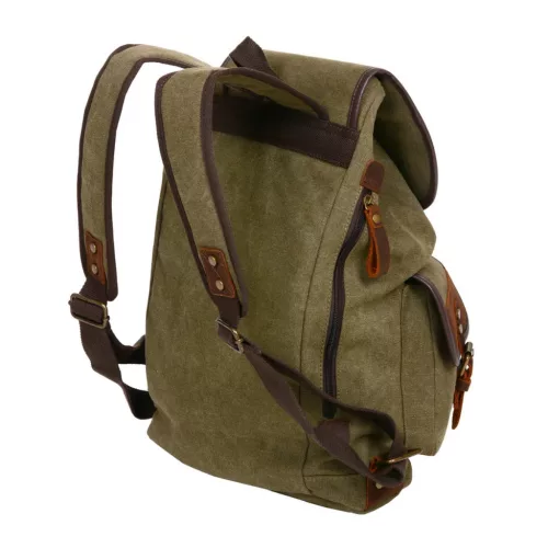 Aihki 2-Pocket Backpack, olive