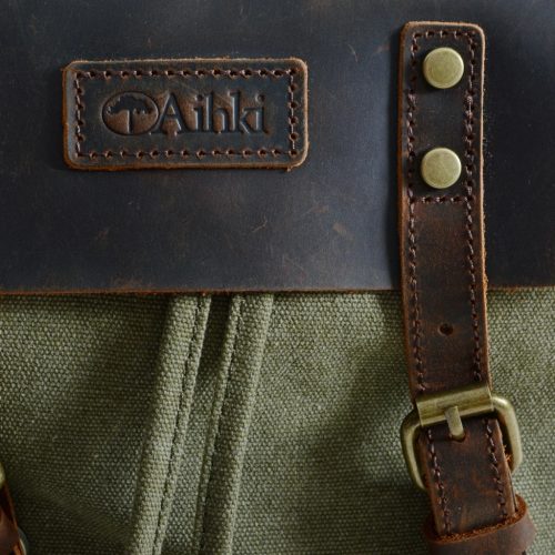 Aihki rucsac 3 buzunare, verde