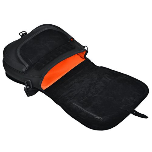 Herne Neopren Hufeisentasche, Schwarz