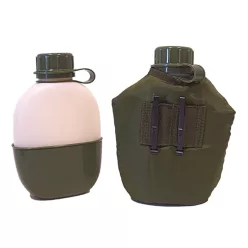 Norvég M75 kulacs és evőcsésze huzattal