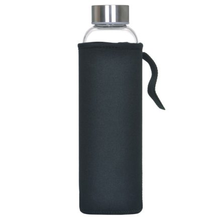 GLASSBOTTLE WITH FILTER AND NEOPR. COVER