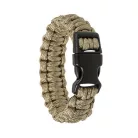 M-Tramp náramok paracord, coyote 20cm