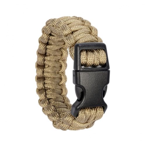 M-Tramp náramok paracord, coyote 20cm