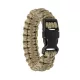 M-Tramp paracord karkötő, coyote 20cm