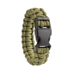 M-Tramp paracord bracelet, green 20cm