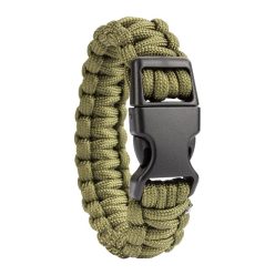 M-Tramp náramok paracord, zelená 20cm