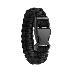 M-Tramp paracord bratara, negru 20cm