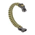 M-Tramp náramok paracord, zelená 23cm