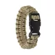 M-Tramp paracord bracelet, coyote 23cm