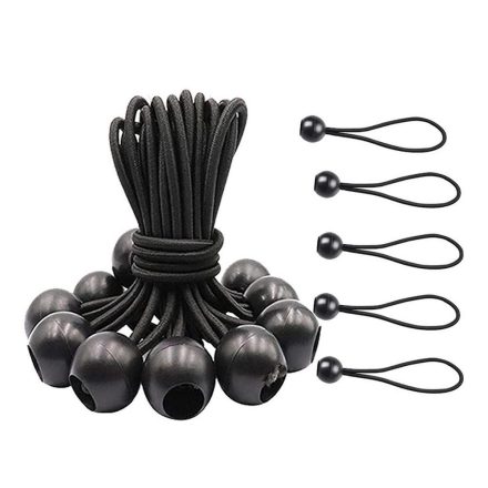 M-Tramp bungee balls, black 20cm