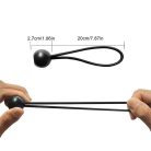 M-Tramp bungee balls, black 20cm