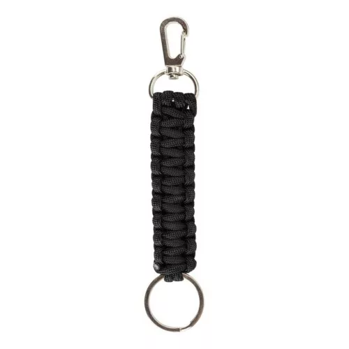 M-Tramp prívesok paracord kľúčenka, čierna